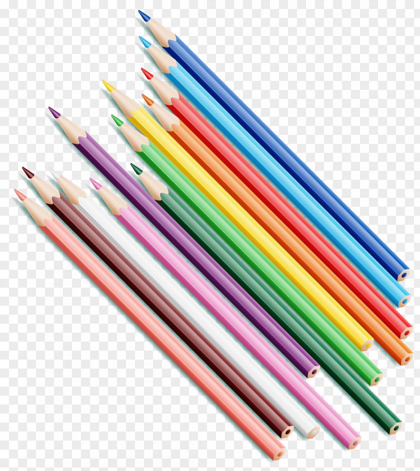 Colorful Pencil Colored Sharpener PNG