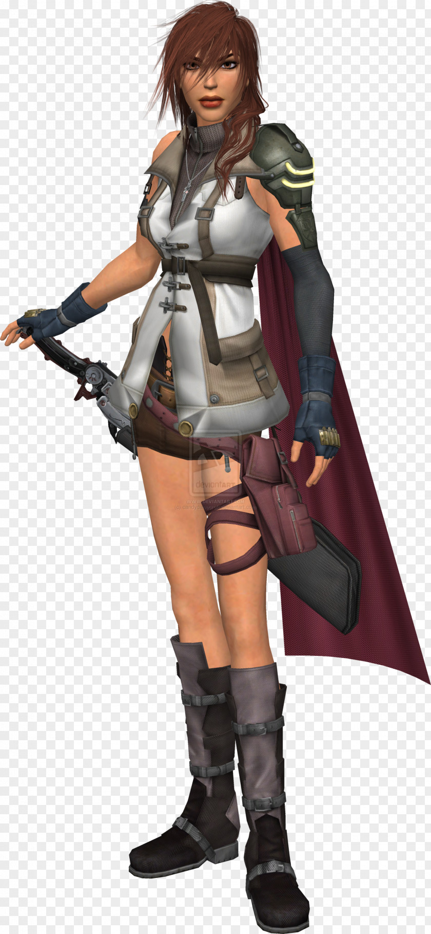 Lara Croft The Woman Warrior Costume Design Armour Lance PNG