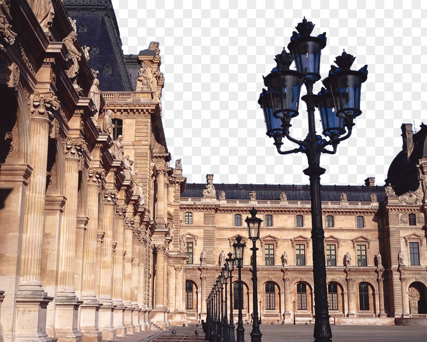 Paris City Musxe9e Du Louvre Pyramid Versailles Seine Museum PNG