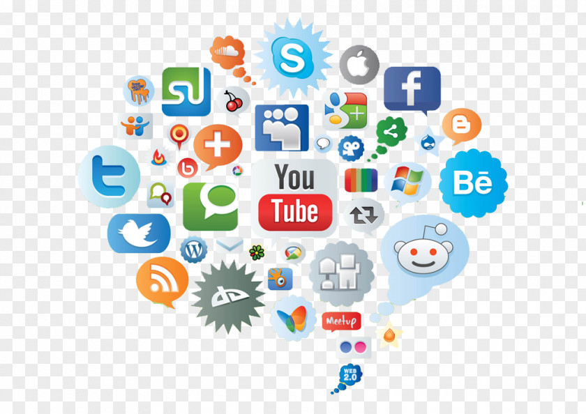 Social Media Digital Marketing Advertising PNG