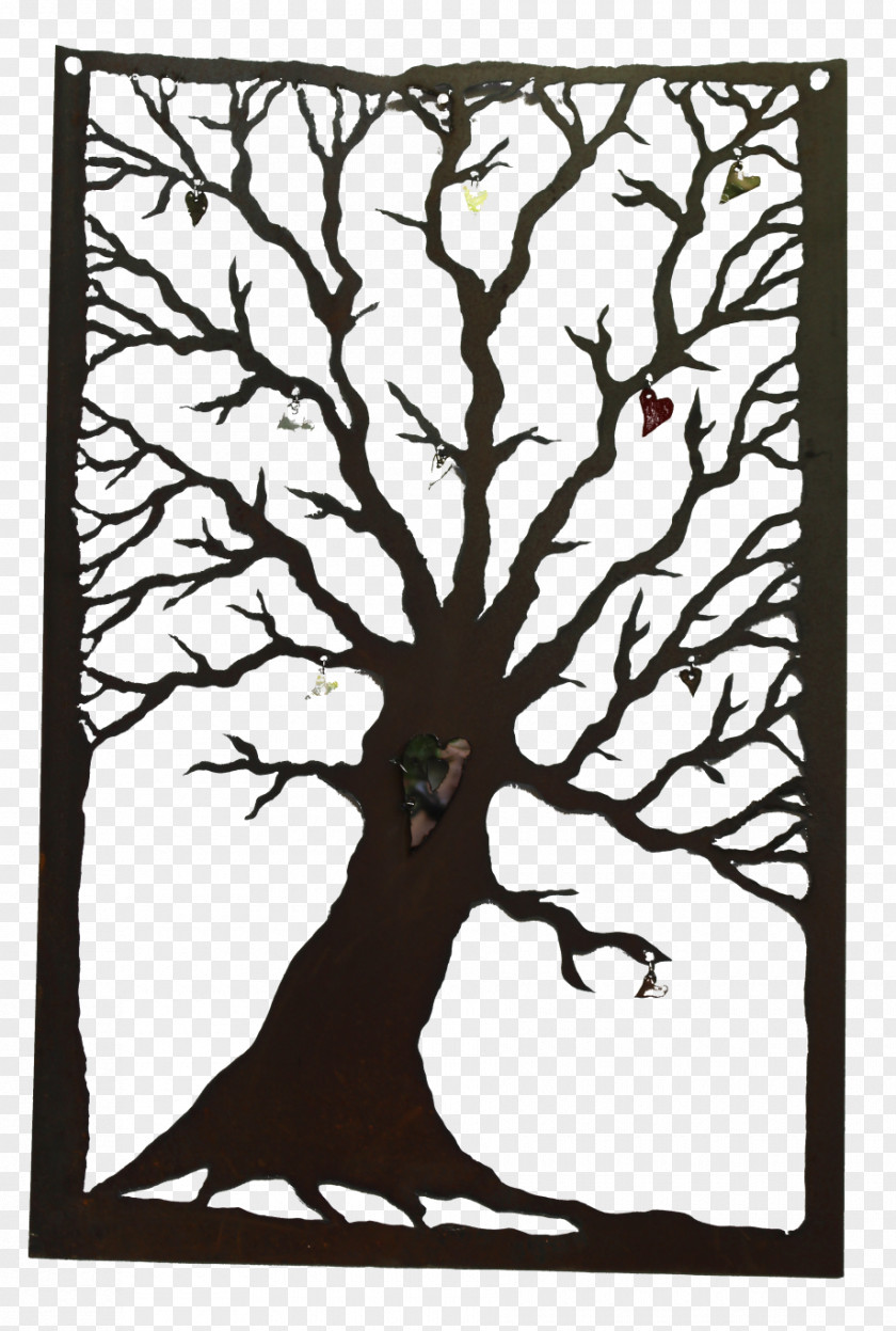 Heart Tree Woody Plant Art Drawing PNG
