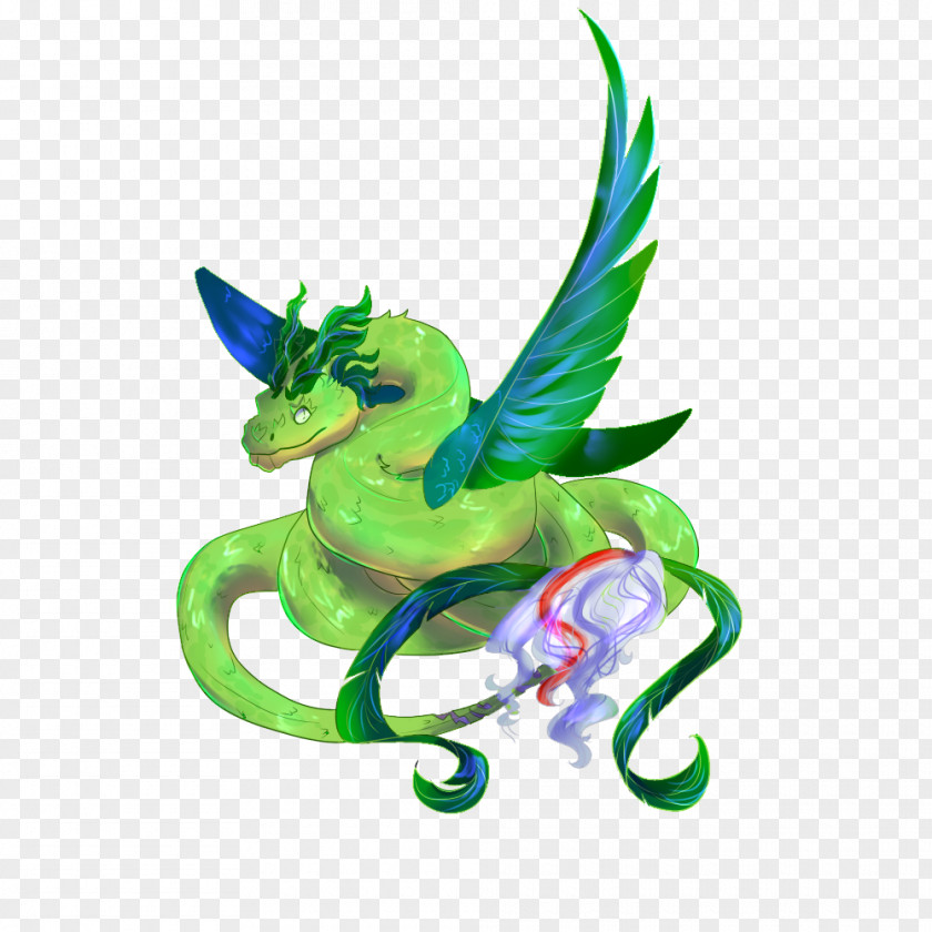 Seahorse Dragon Figurine PNG