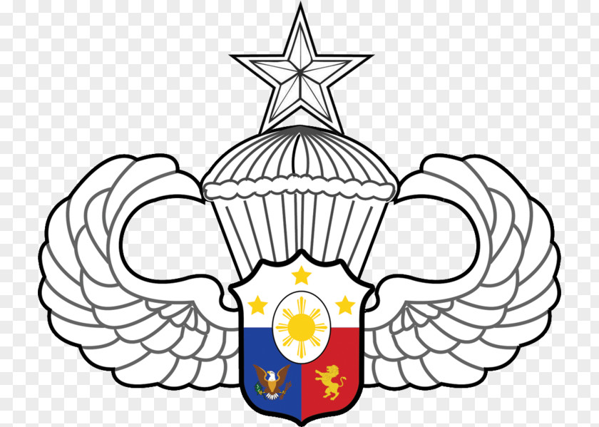 Senior United States Army Airborne School Parachutist Badge Forces Paratrooper PNG