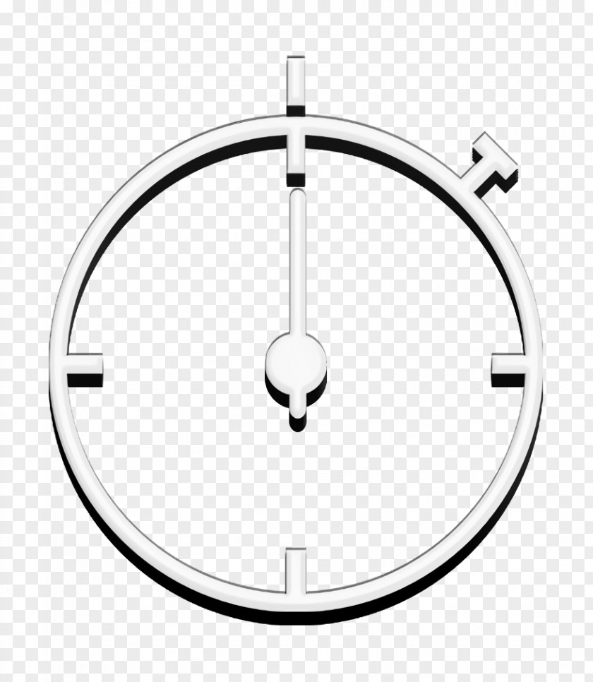 Timer Icon Chronometer IOS7 Set Lined 1 PNG