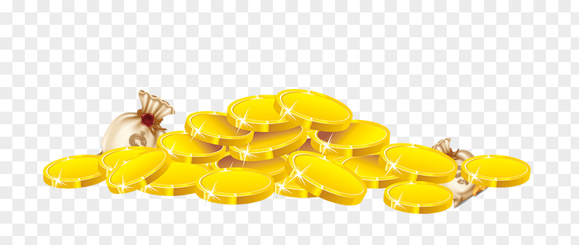 Accumulation Of Gold Purse Coin Clip Art PNG