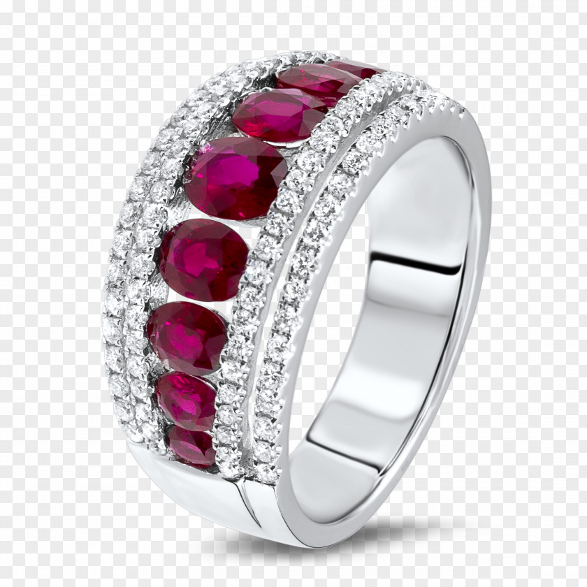 Color Halos Ruby Engagement Ring Jewellery Carat PNG