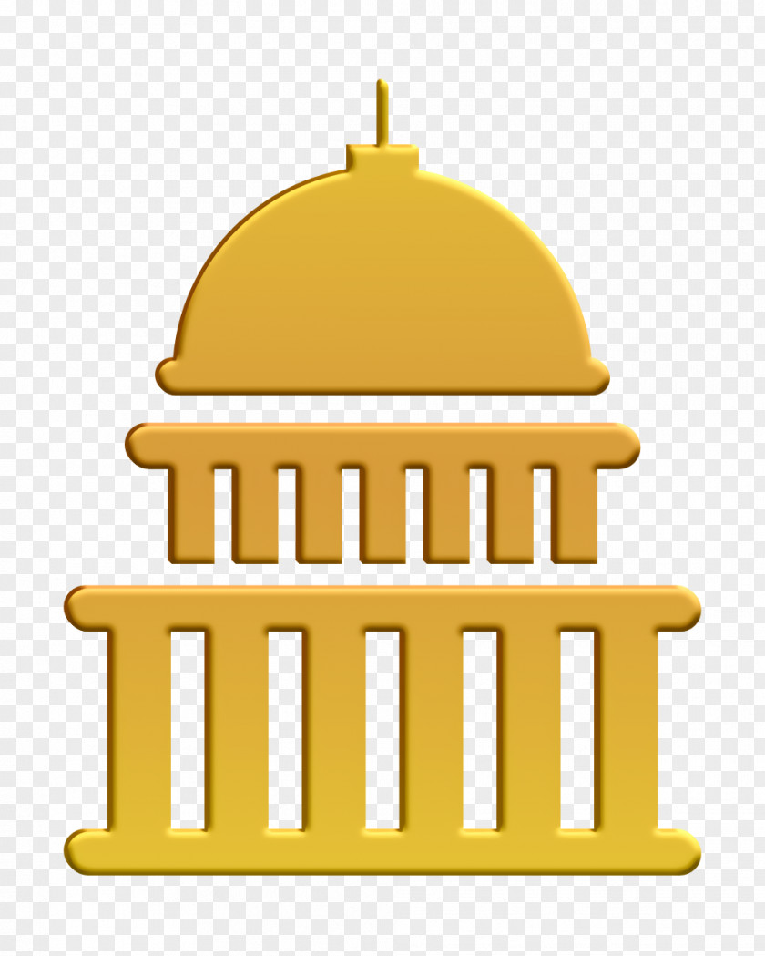 Monument Icon Capitol Building Facebook Pack PNG