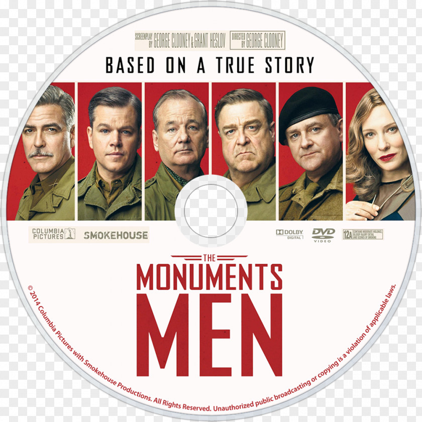 Cate Blanchett Albrecht Gaiswinkler George Clooney The Monuments Men YouTube DVD PNG