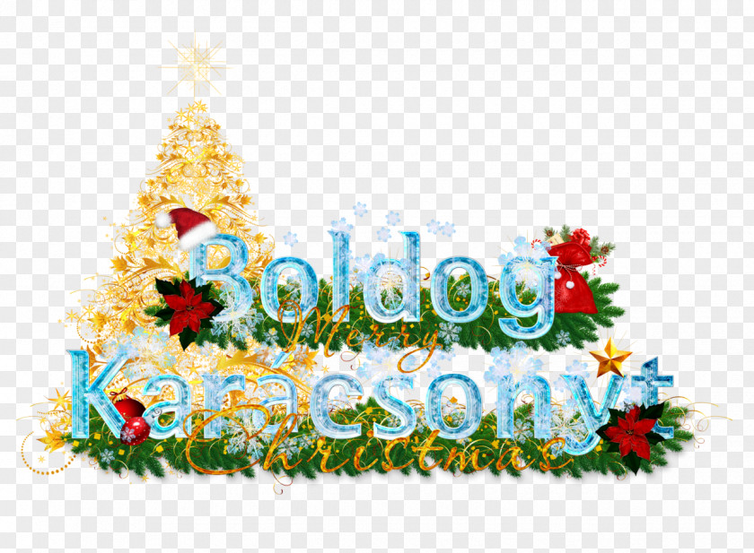 Christmas Ornament In Hungary Boldog, Desktop Wallpaper PNG
