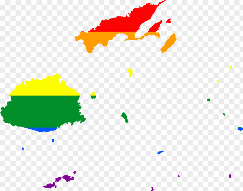 Cook Flag Of Fiji Vector Map PNG