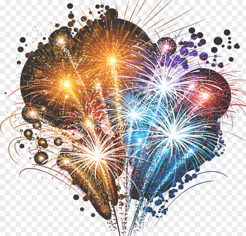 Fireworks Desktop Wallpaper New Year Party PNG