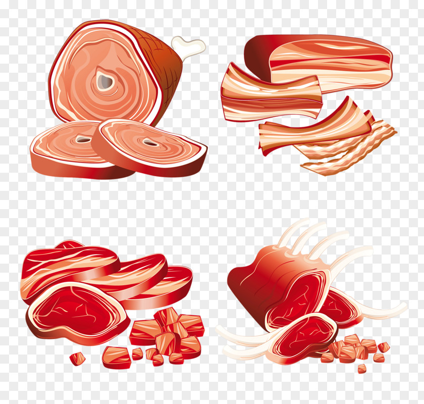 Sausage Ham Bacon Barbecue Meat Lamb And Mutton PNG