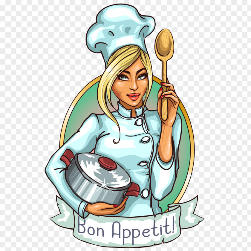 Chef Logo Cooking Cartoon Clip Art PNG