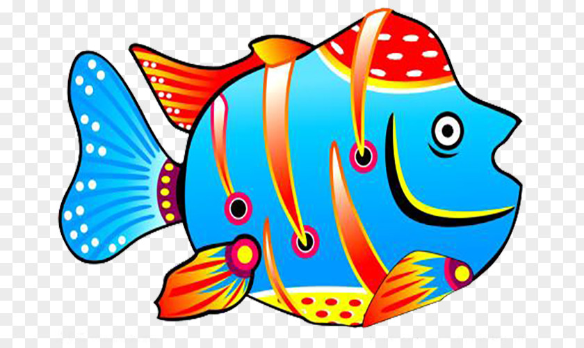 Color Colorful Decorative Fish Cartoon Animation Clip Art PNG