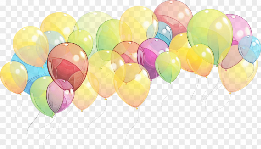 Party Supply Beach Ball Birthday Background PNG