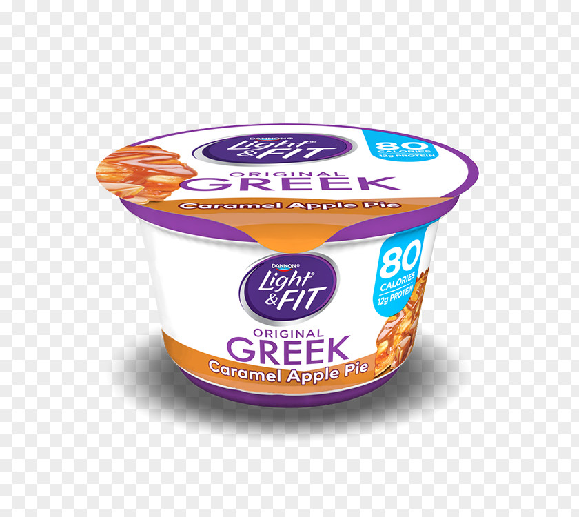 Apple Caramel Greek Yogurt Yoghurt Danone Nutrition Facts Label PNG