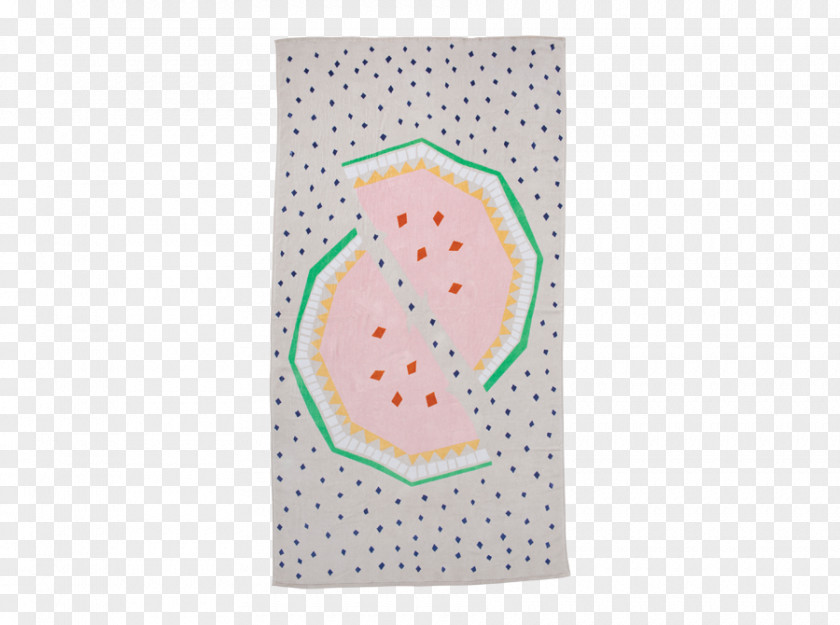 Beach Towel Polka Dot Pattern PNG