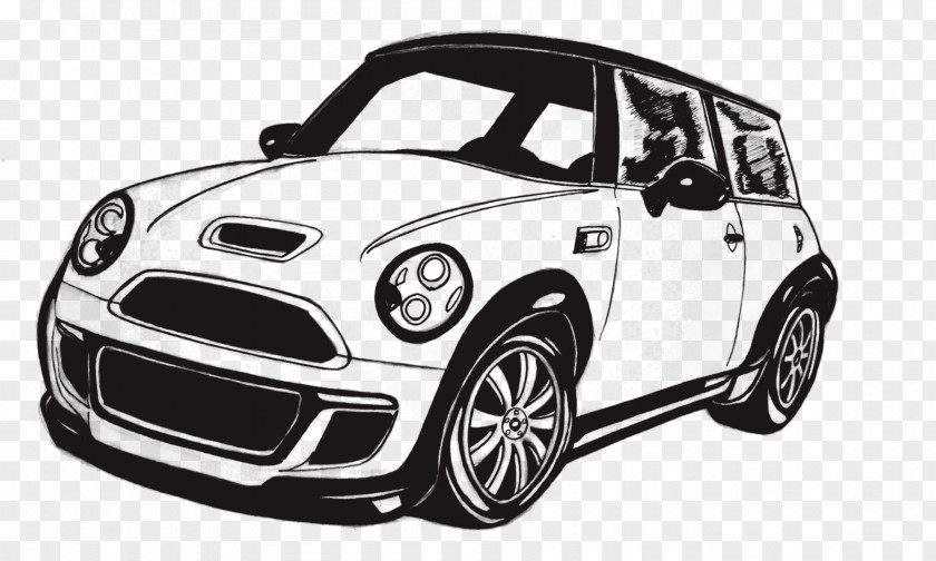 Car MINI Cooper City Mini E PNG