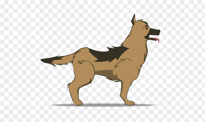 Cartoon Forest Dog Animation Clip Art PNG