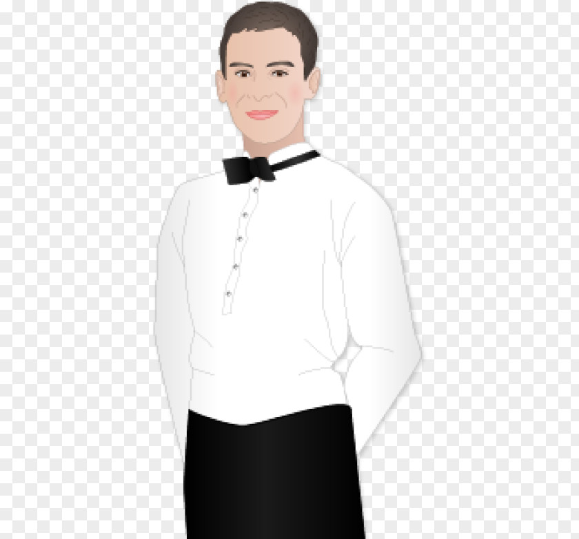 Cartoon Waiter Clipart Image Download Vector Graphics PNG