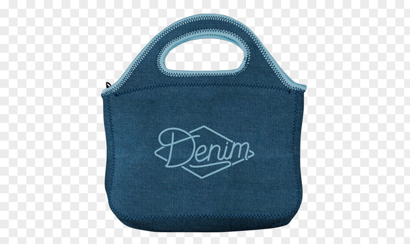 Lunch Bag Handbag Neoprene Textile Denim PNG