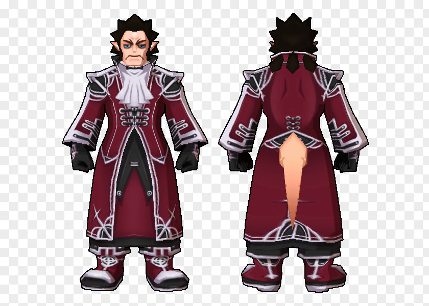 Robe Cartoon Costume Design Maroon PNG