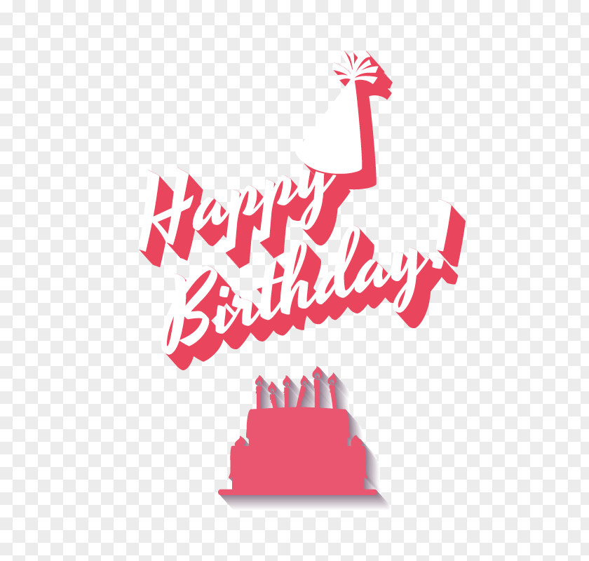 Vector Happy Birthday Cake To You Illustration PNG