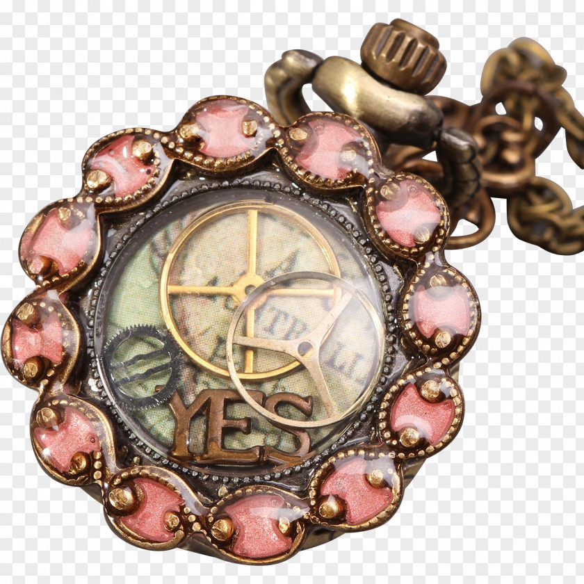 Watch Locket Pocket Charms & Pendants Necklace PNG