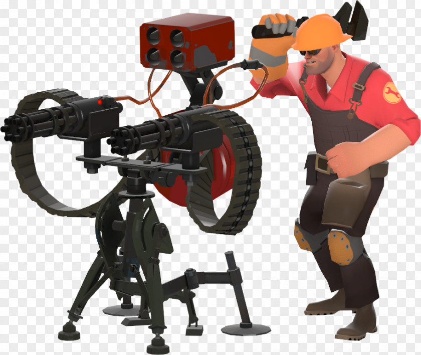 Engineer Team Fortress 2 Video Game Sentry Gun Valve Corporation PNG
