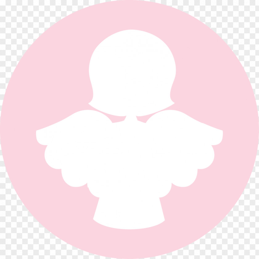 I Circle Pink M Character Font PNG