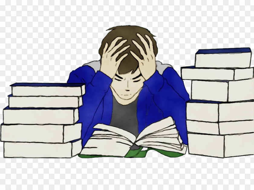 Learning Reading Cartoon Clip Art PNG
