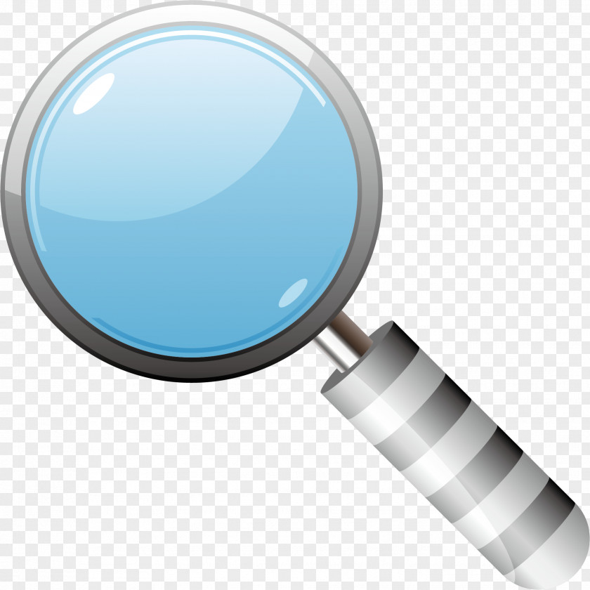 Magnifying Glass Vector Element Clip Art PNG