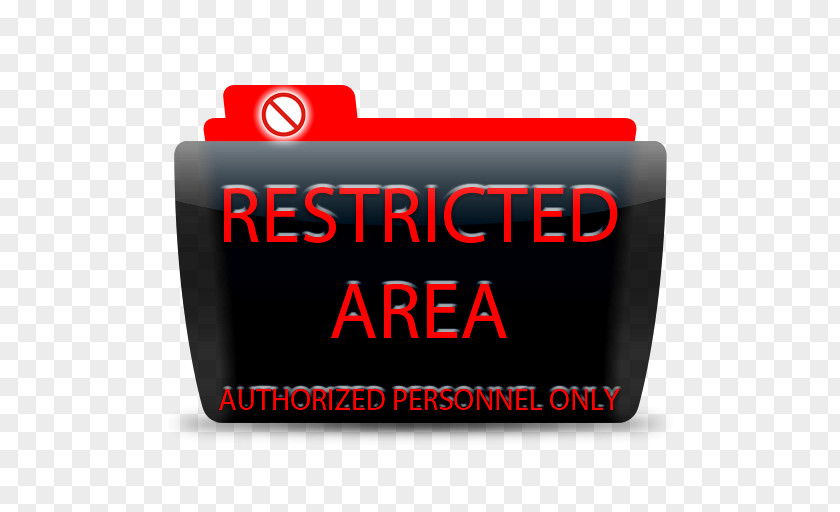 Restricted Area Directory PNG