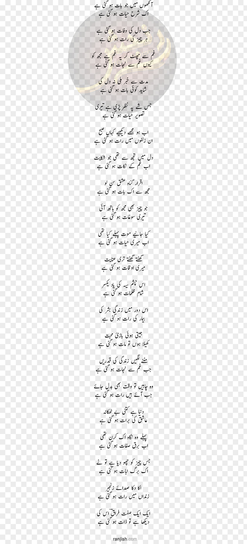 Urdu Poetry Ghazal Nazm Rekhta PNG