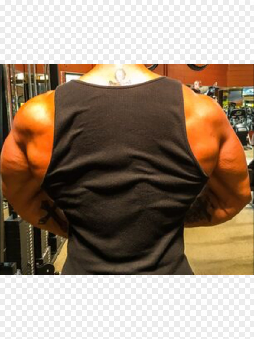 Bodybuilding T-shirt Arm Sleeveless Shirt Muscle PNG