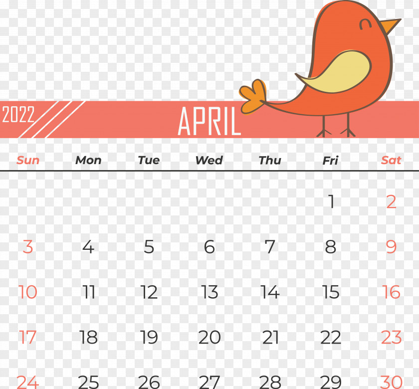 Cartoon Line Calendar Beak Meter PNG