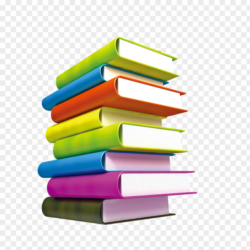 Color Books Textbook Library Reading PNG