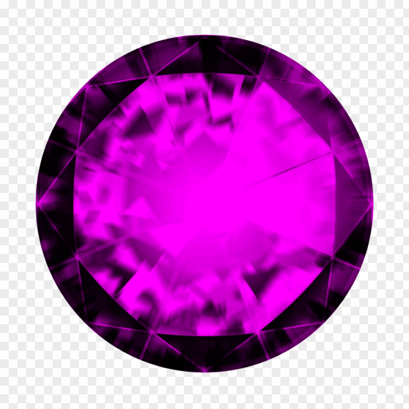 Gemstone Purple Violet Transparency And Translucency Magenta PNG