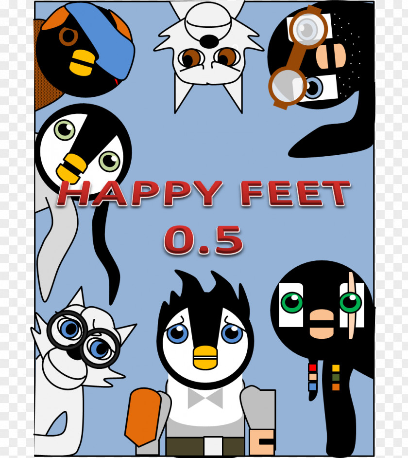 Happy Feet Bird Graphic Design Penguin PNG