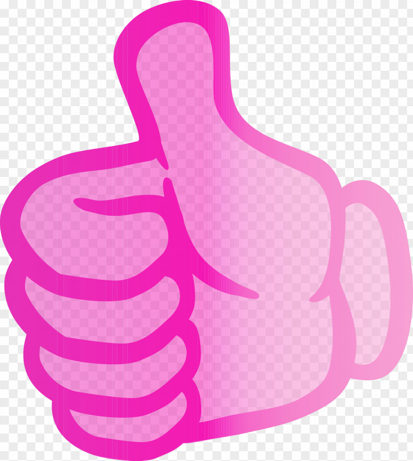 Pink Finger Thumb Magenta Hand PNG