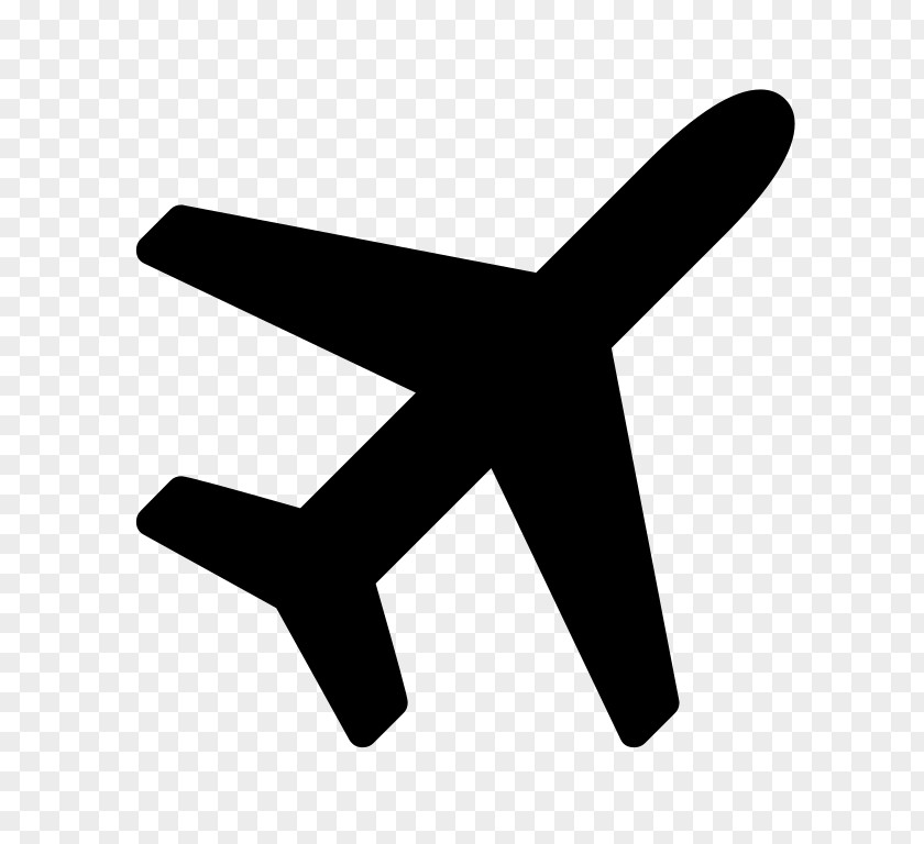 Plane Size Chart Airplane Font Awesome Clip Art PNG