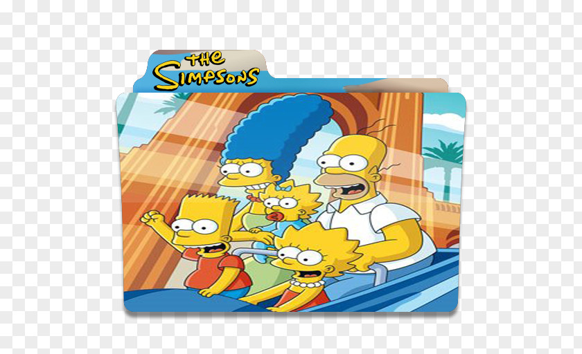 Simpsons Folder 16 Toy Material Yellow Illustration PNG