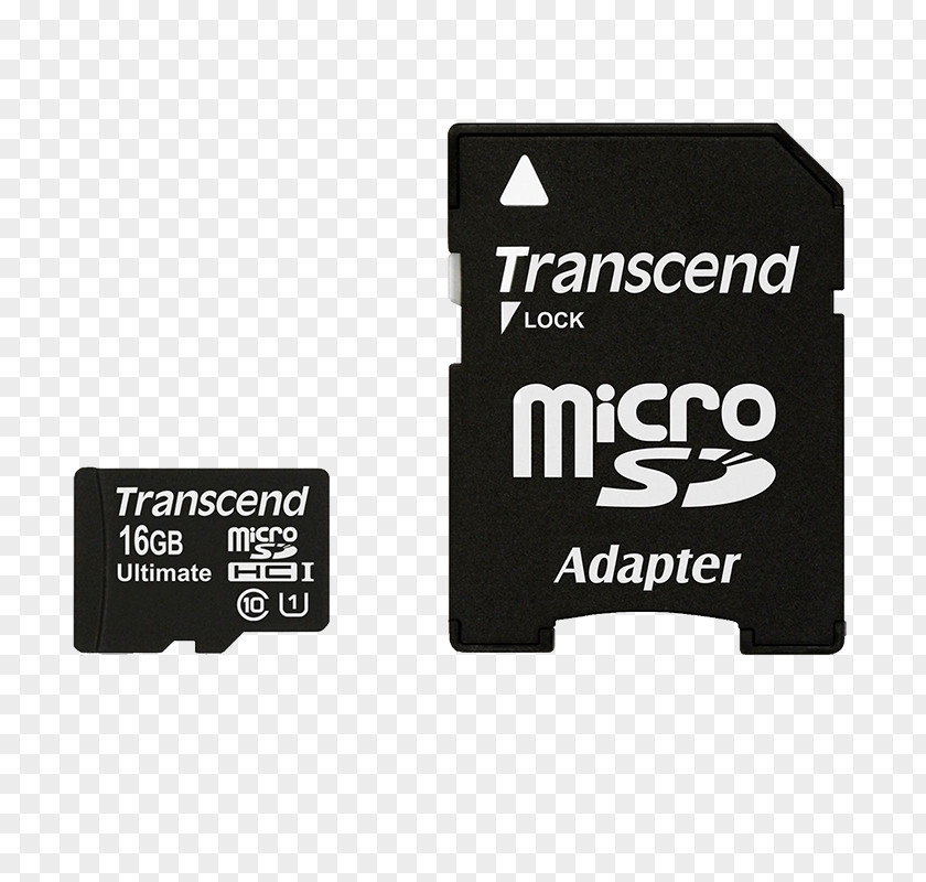 Camera MicroSD Secure Digital Flash Memory Cards Transcend Information SDXC PNG