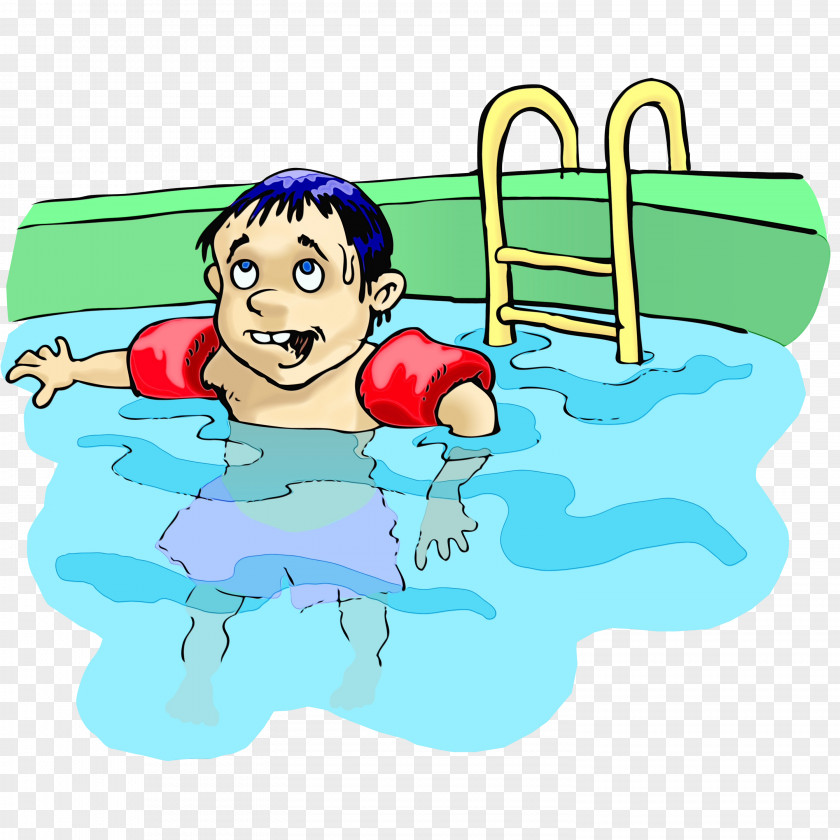 Leisure Play Swimming Cartoon PNG