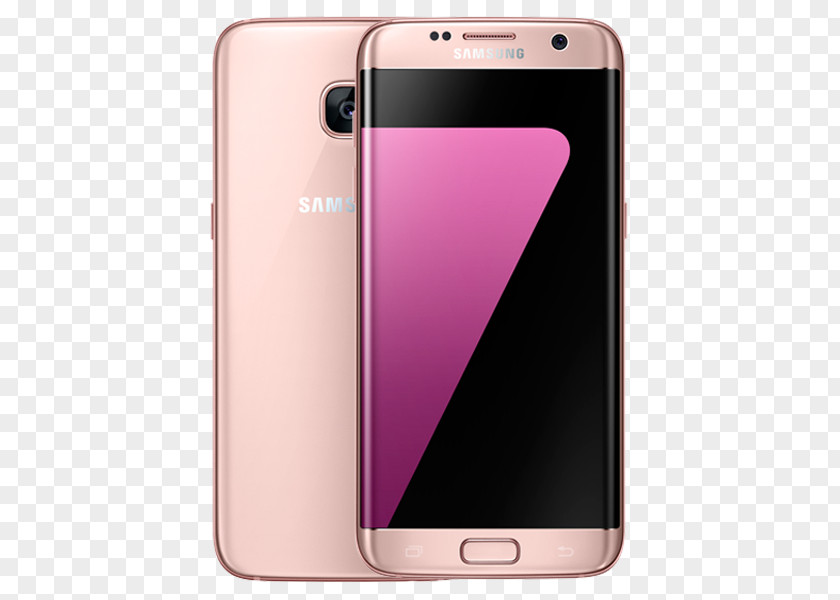 Samsung Galaxy Edge Android Pink Gold Smartphone Subscriber Identity Module PNG