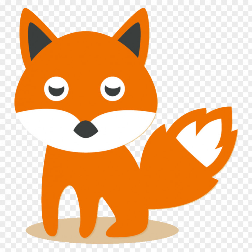 Cartoon Fox Autumn Cuteness Clip Art PNG