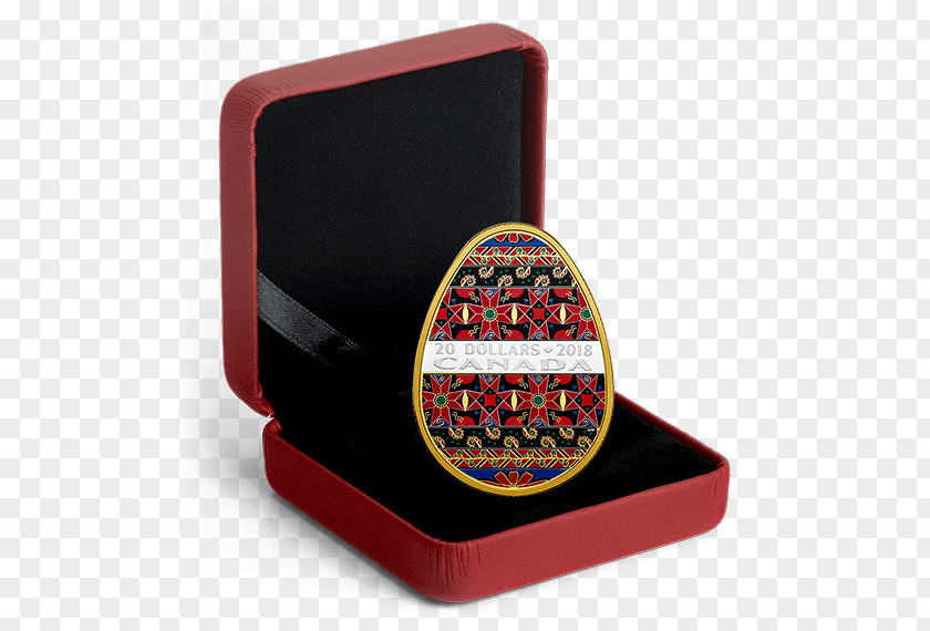 Coin Vegreville Egg Ukraine Pysanka Royal Canadian Mint PNG