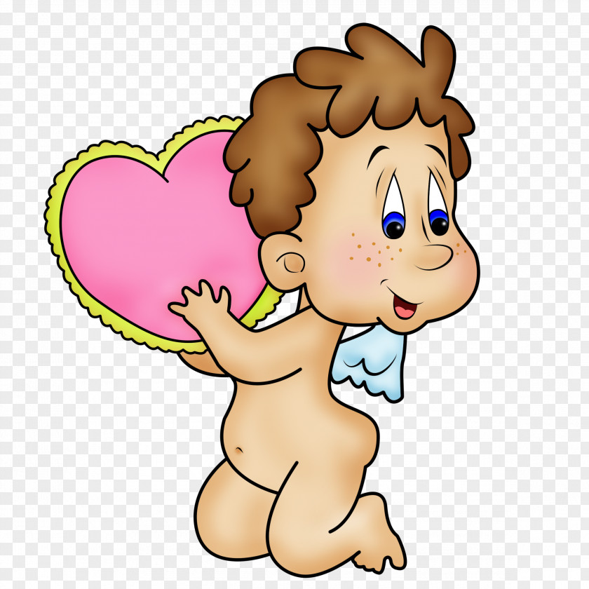 Cupid Infant Valentine's Day Clip Art PNG