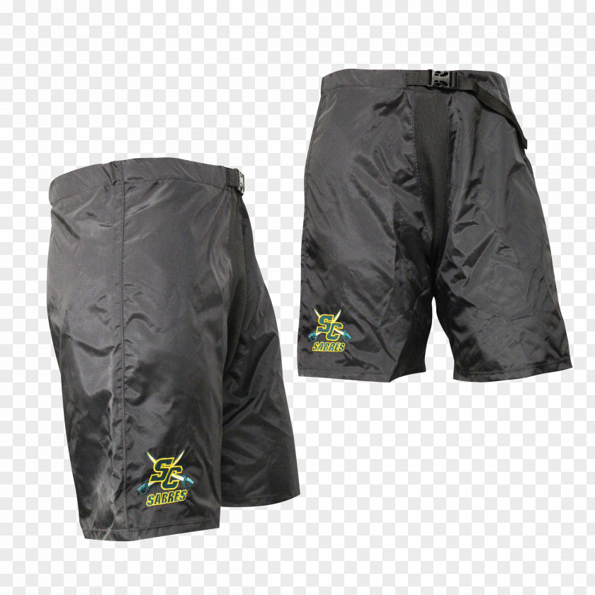 Hockey Pants Bermuda Shorts Trunks Black M PNG