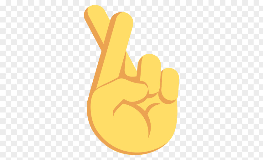 Oreo Vector Crossed Fingers Emoji Symbol The Finger PNG